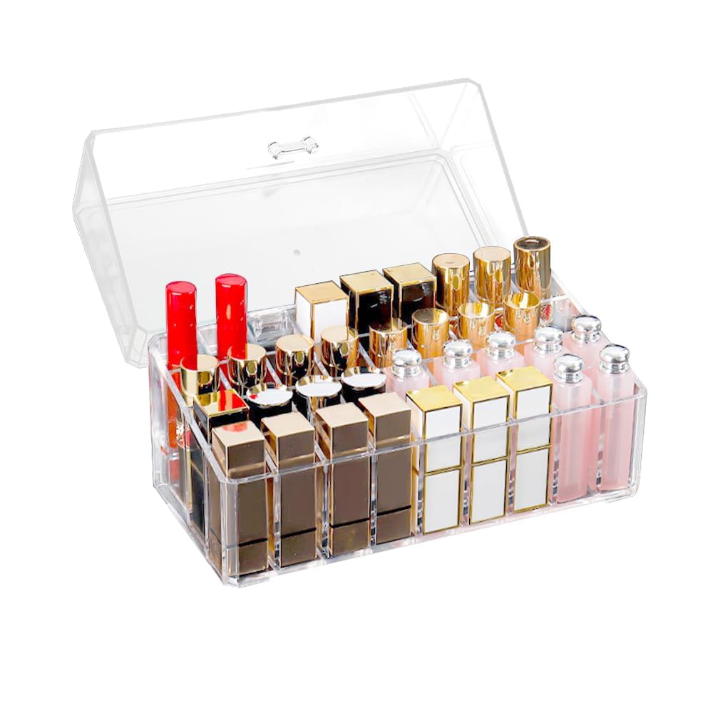 Organisateur rouge à lèvres LPAMABA en acrylique transparent haute résistance