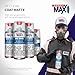 SprayMax 2K Matte Clear Coat | 2K Automotive Matte Clear Coat Spray Paint for Cars, Motorcycles & Metal Surfaces | Durable Flat Finish, Chemical & Weather Resistant | Professional Grade 11.2 oz