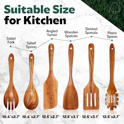 Spatules en bois antiadhésives pour protéger vos casseroles de la cuisine