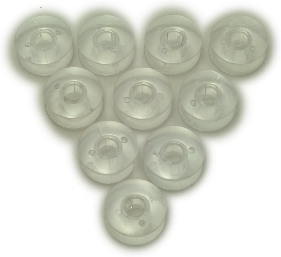 Transparent Sewing Machine Bobbins 10pk