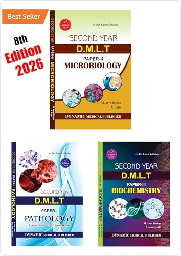 Image of DMLT SECOND YEAR BOOKS PACK OF 3 BOOKS BIOCHEMISTRY PATHOLOGY MICROBIOLOGY ( 7TH EDITION 2025)