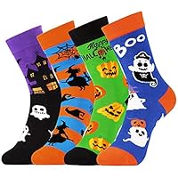 PanPacSight Kids Boys Girls Halloween Christmas Novelty Funny Socks Crazy Cotton Colorful Cute Stockings (2-Halloween)