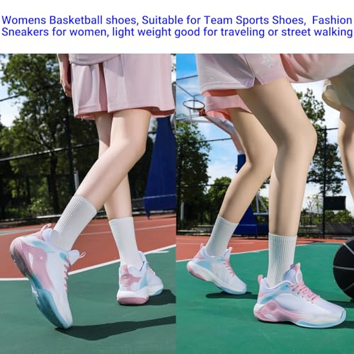 Image of Beita Basketball Shoes for Women Fashion Sneakers Sport Shoes Anti Slip Breathable Tennis Shoes Volleyball Shoes Pickleball Shoes Running Shoes Rubber Sole Indoor Outdoor Court Light Weight Wide