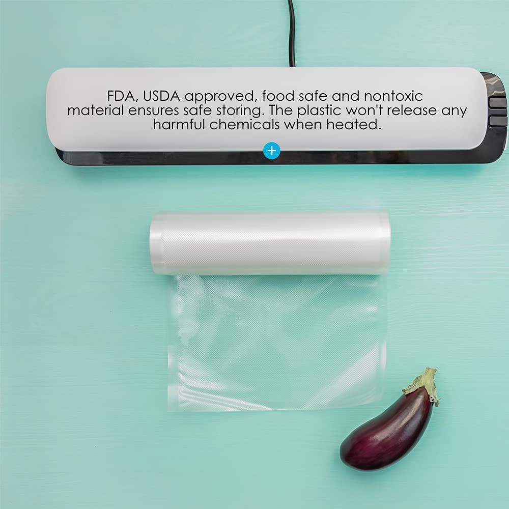 Vacuum Food Sealer Rolls, Sous Vide Bags, Two (2), Large, Commercial