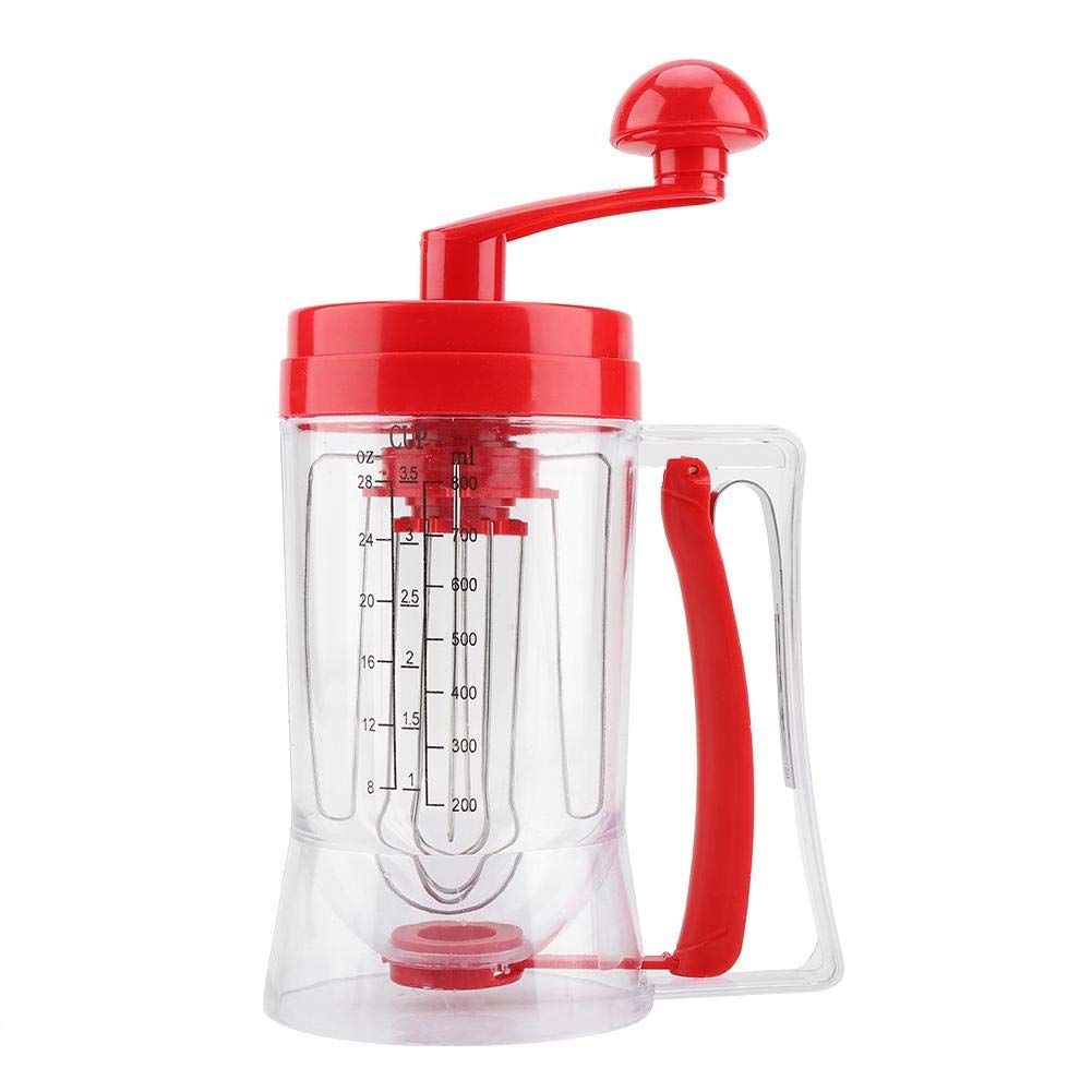 Pancake Batter Dispenser, Batter Dispenser, Handheld Pancake Cupcake Batter Mixer Dispenser Mixer Maschine Backwerkzeug, ​für Mix, Gebäck, Waffel, Messbecher für Muffins, Backen