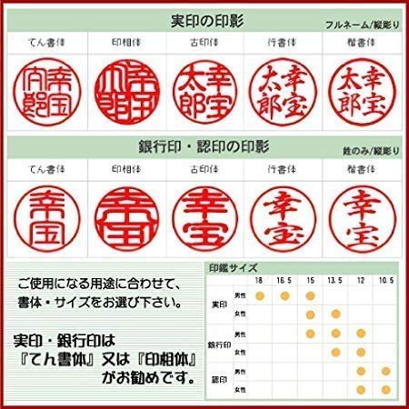 Amazon.co.jp: チタン印鑑 ケース付き ブラストチタン 個人印鑑 ハンコ 