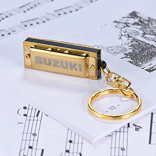 Harmonica Harmonica Mini 5 trous 10 tonalités harmonica porte – clés C clé or amovible harmonica instruments de musique… - Les Beatles, Paul McCartney, John Lennon, RIngo Starr, George Harrison Harmonica Harmonica Mini 5 trous 10 tonalités harmonica porte - clés C clé or amovible harmonica instruments de musique… – Image 6