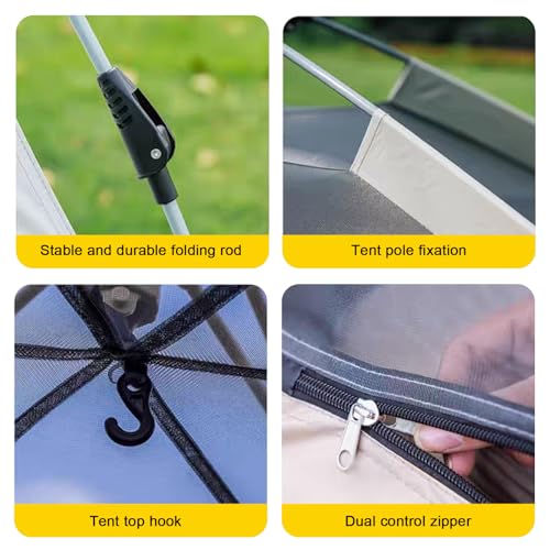 Carpa para camping 3-6 personas tipo domo automática impermeable miniatura 7