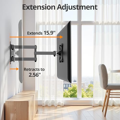 Monitor Computer Vesa Small 24 inch TV Wall Mount for 13-31", Full Motion - image 4
