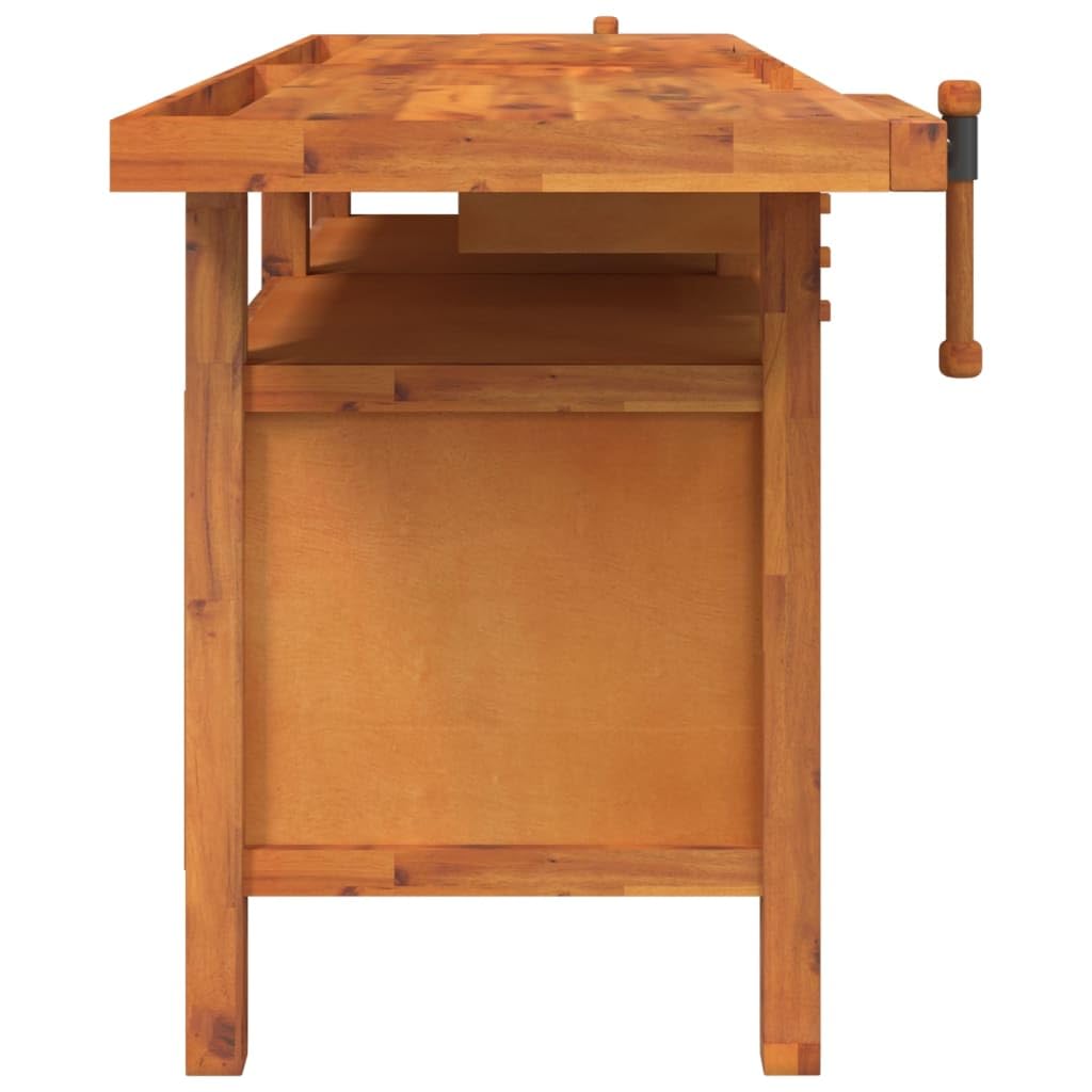 Genérico Banco de Trabajo cajones y Tornillos Banco Madera 192x62x83 cm,Bricolaje,Accesorios de Bricolaje,Organización y Almacenamiento de Herramientas,Mesas de trabajo-153326