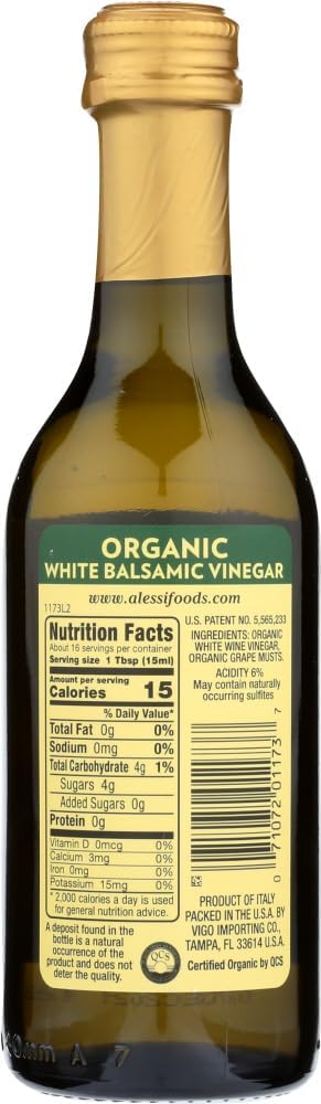 Alessi Vinegar Balsamic Wht Org