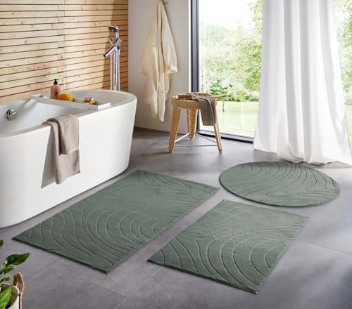 Taracarpet Badematte Badvorleger Homestyle rutschfest waschbar...