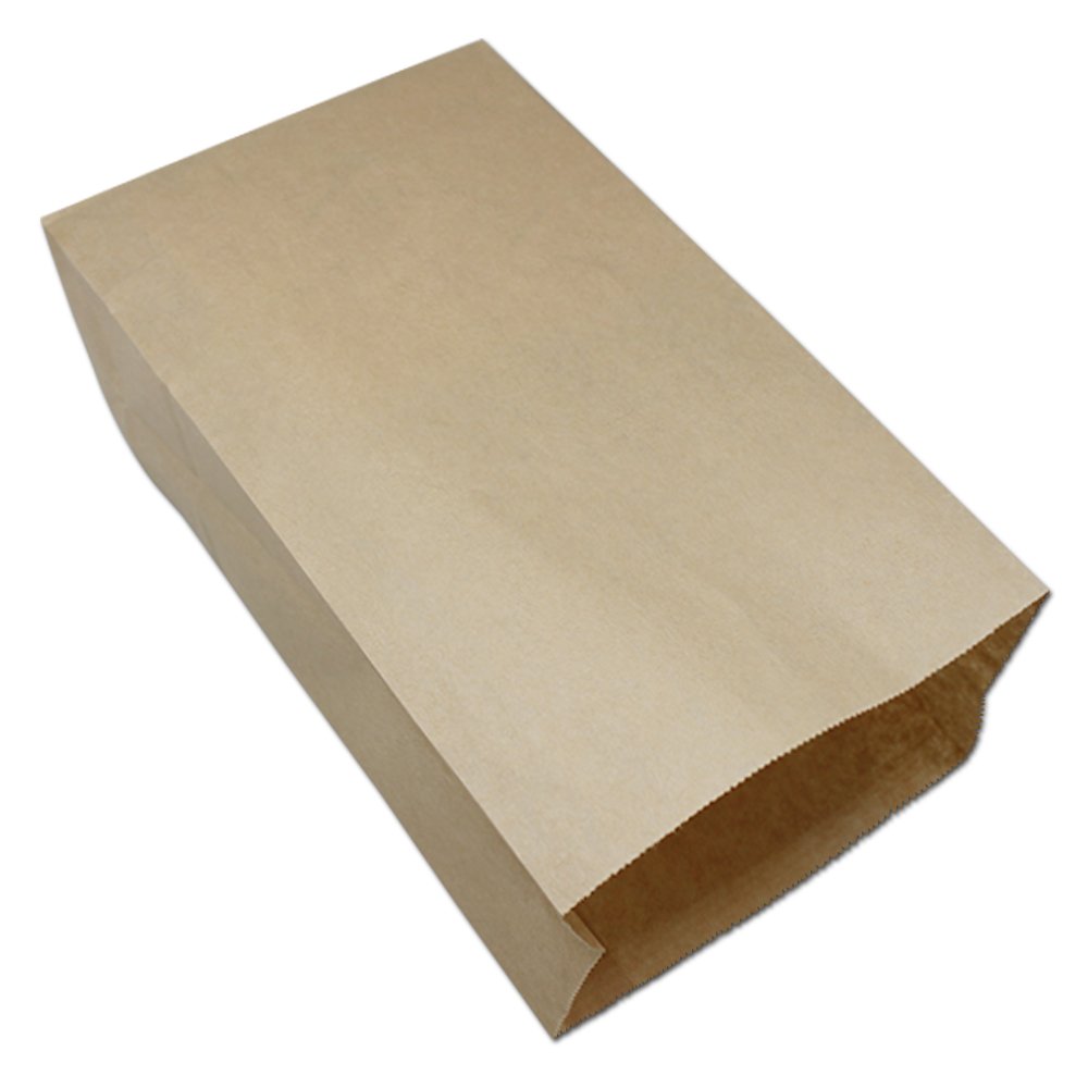 50 bolsas de cera de papel kraft de 3.5 x 2 x 6.7 pulgadas, parte inferior plana, color marrón, para el hogar, cocina, almacenamiento de alimentos, juegos de recipientes para llevar, almuerzo 8