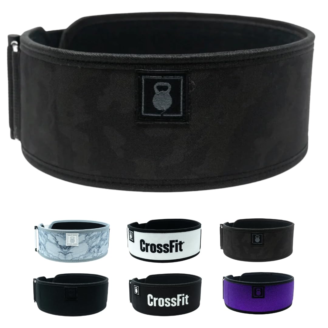 2POOD 4" Weightlifting Belt | CrossFit® Weightlifting Belt | 4-inch Wide and Built for Support, Flexibility, and The Ability to Cross Train Easily