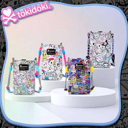 Tokidoki Official Licensed Leather Crossbody Bag with Adjustable Strap Phone Bag Shoulder Bag Coin Purses for Women 6