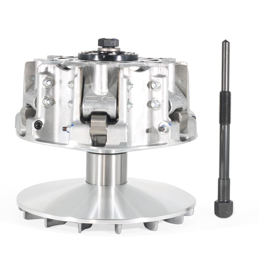 Secondary Driven Clutch Assembly kit OEM: 420280725 (Governor Cup Ass'y), Compatible OEM: 420280608/420280461 (Outer Half Ass'y), for CAN-AM Maverick X3 MAX 2017, for CAN-AM Maverick X3 Turbo XRC