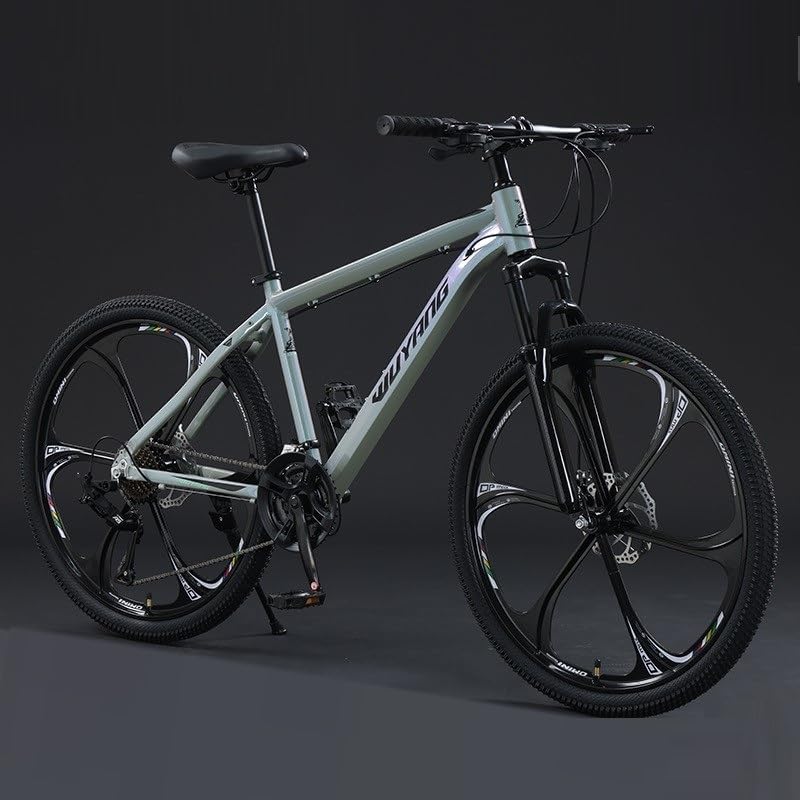 TiLLOw27.5" Adult Mountain Bike, Men And Women, Shock-absorbing Bike, Hardtail Mountain Bike, Off-road Tires Shock-absorbing 24 Speeds,