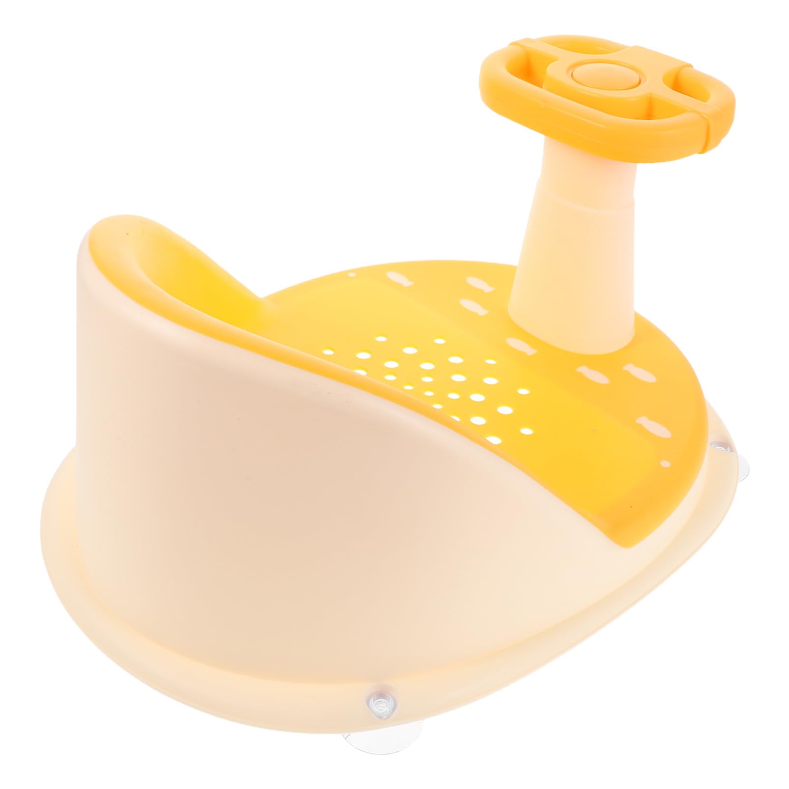 Seggiolino Bagno Neonati Giallo Pieghevole in Pp Tpe 1 Pz