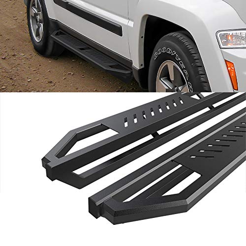 Estribos laterales en acero inoxidable para Jeep Liberty 2008-2013 miniatura 4