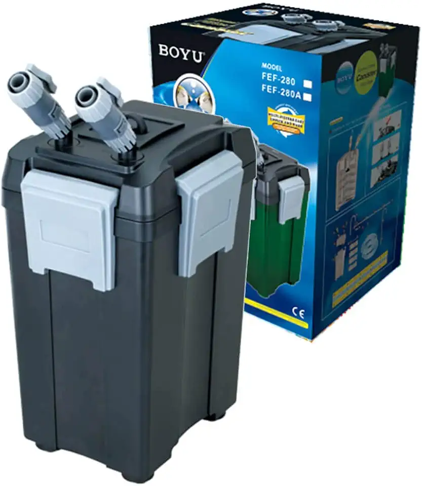 BOYU - Filtro Canister FEF-280 (150 - 400L) 1000 L/H 110V (Preto)