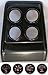 Classic Dash 101670153 F Body Carbon Center Dash Panel w/AM 2 5/8" Sport Comp Mechanical Gauges
