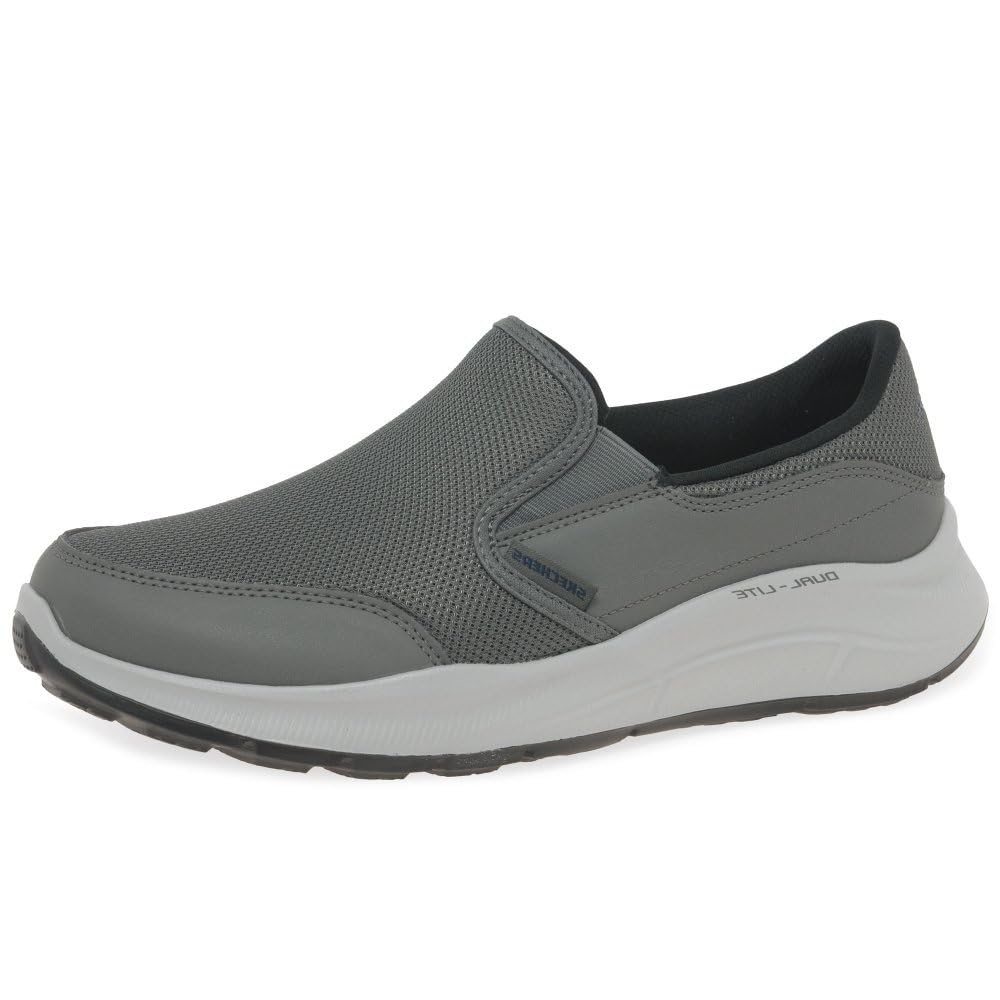 Skechers Men's Grey Relaxed Fit: Equalizer 5.0 - Persistable Trainers in Size 9, Sports Direct