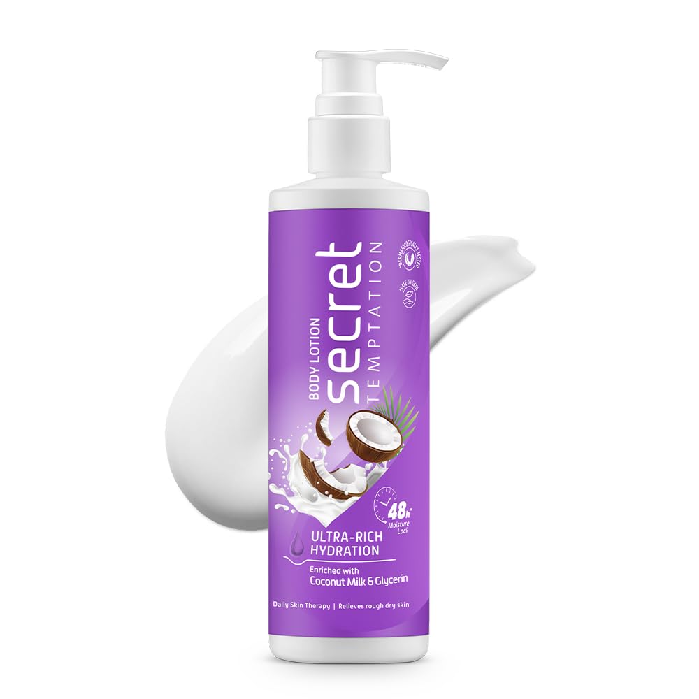 Secret Temptation Ultra Rich Hydration Body Lotion | Dermatologically Tested | Suitable for all skin types | Relieves Rough Dry Skin | 48 Hours Moisture Lock-image-44