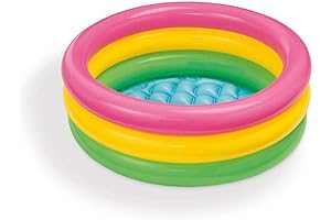 Intex Sunset Glow 57402NP Baby Pool, 3 Ring Diameter 61 x 22 cm