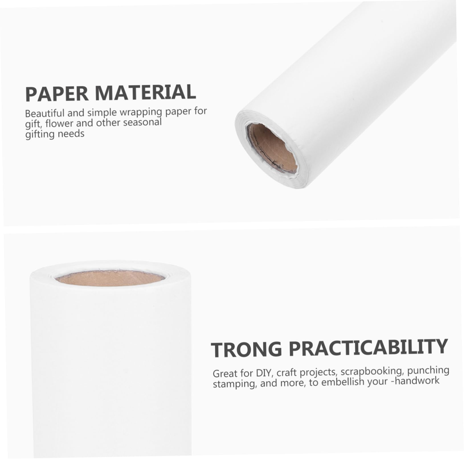 Healeved Papel De Revestimiento Para Manualidades y Envolver Degradable y Práctico Para Decoración