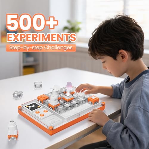 Contixo CB1 Kids Science Circuit Building Kits - 500+ STEM Experiments, Electronics Discovery, Snap-Together Modules, Educational Toy, Science Kit for Kids 6-12, Gift for Boys & Girls - Image 5