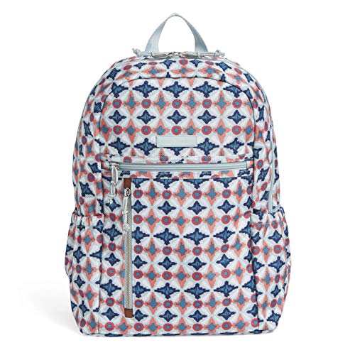 Vera Bradley Lighten Up Study Hall Backpack, Water Geo