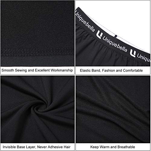 image for UNIQUEBELLA Men's Thermal Underwear Sets Top & Long Johns Fleece Sweat