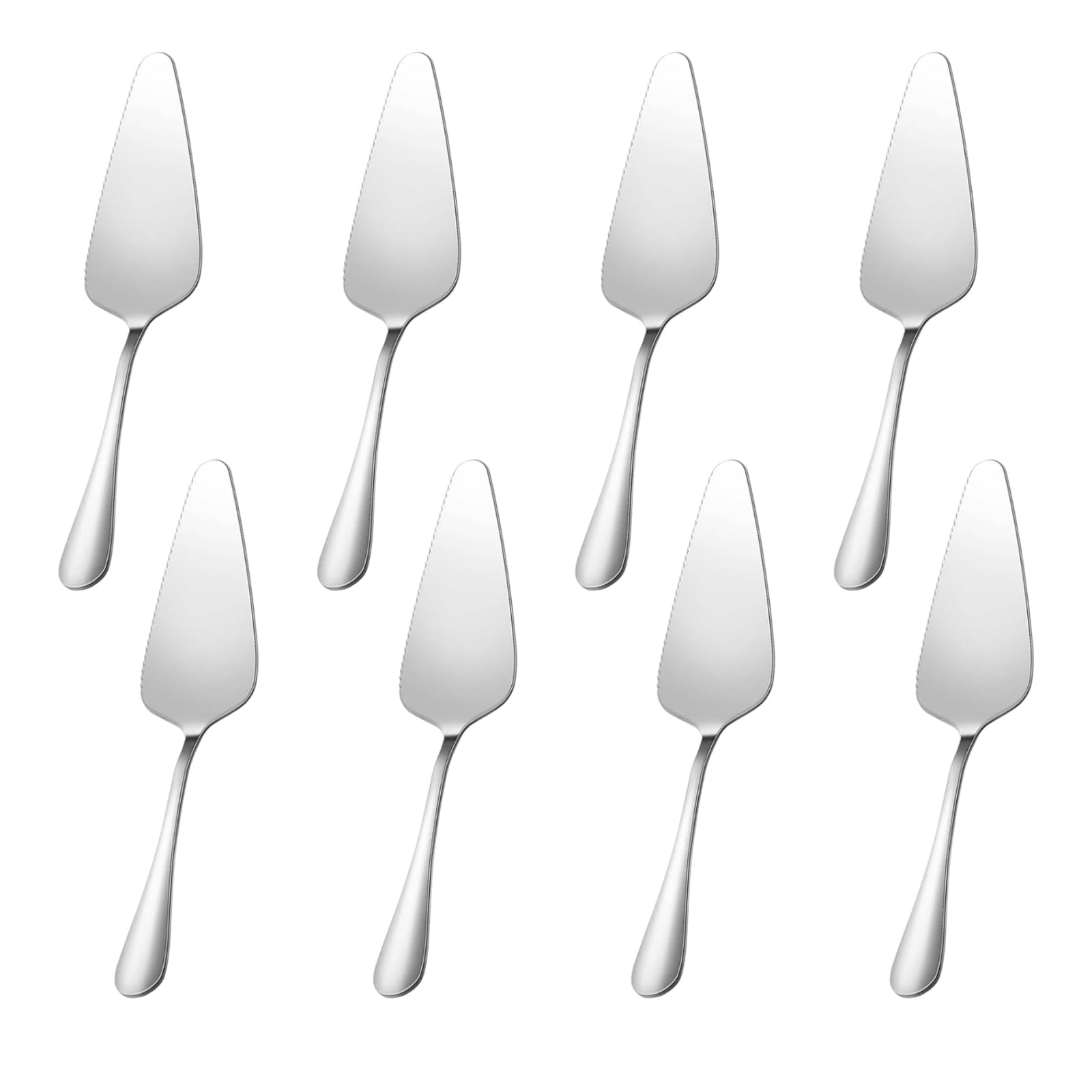 8 pcs Cake Slices, Cake Server Slicer Spatula Stainless Steel
