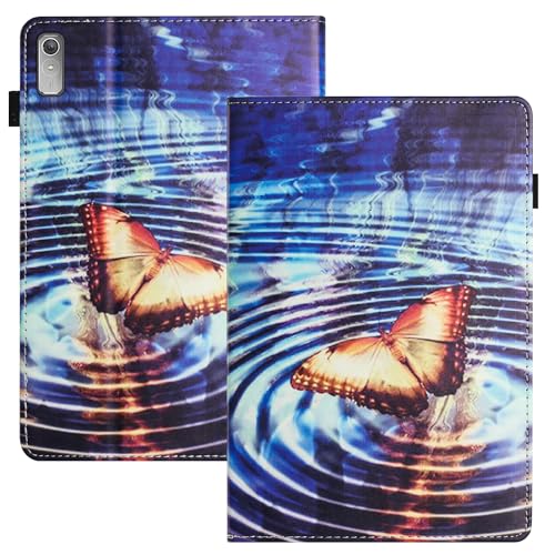 LSPCASA Case For Lenovo Tab P11 Gen 2 PU+TPU Lenovo Tab P11 2nd Gen Case Auto Wake/Sleep Lenovo P11 Gen 2 Case With Card Slots Lenovo P11 2nd Gen Case Butterfly