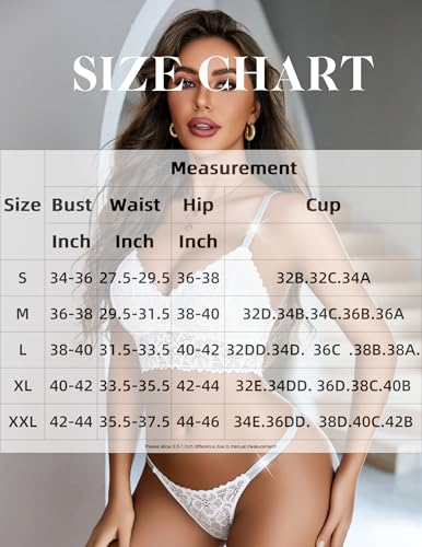 Image of Avidlove Lingerie Set for Women Lace Bra and Panty Set Two Piece Sheer Bralette