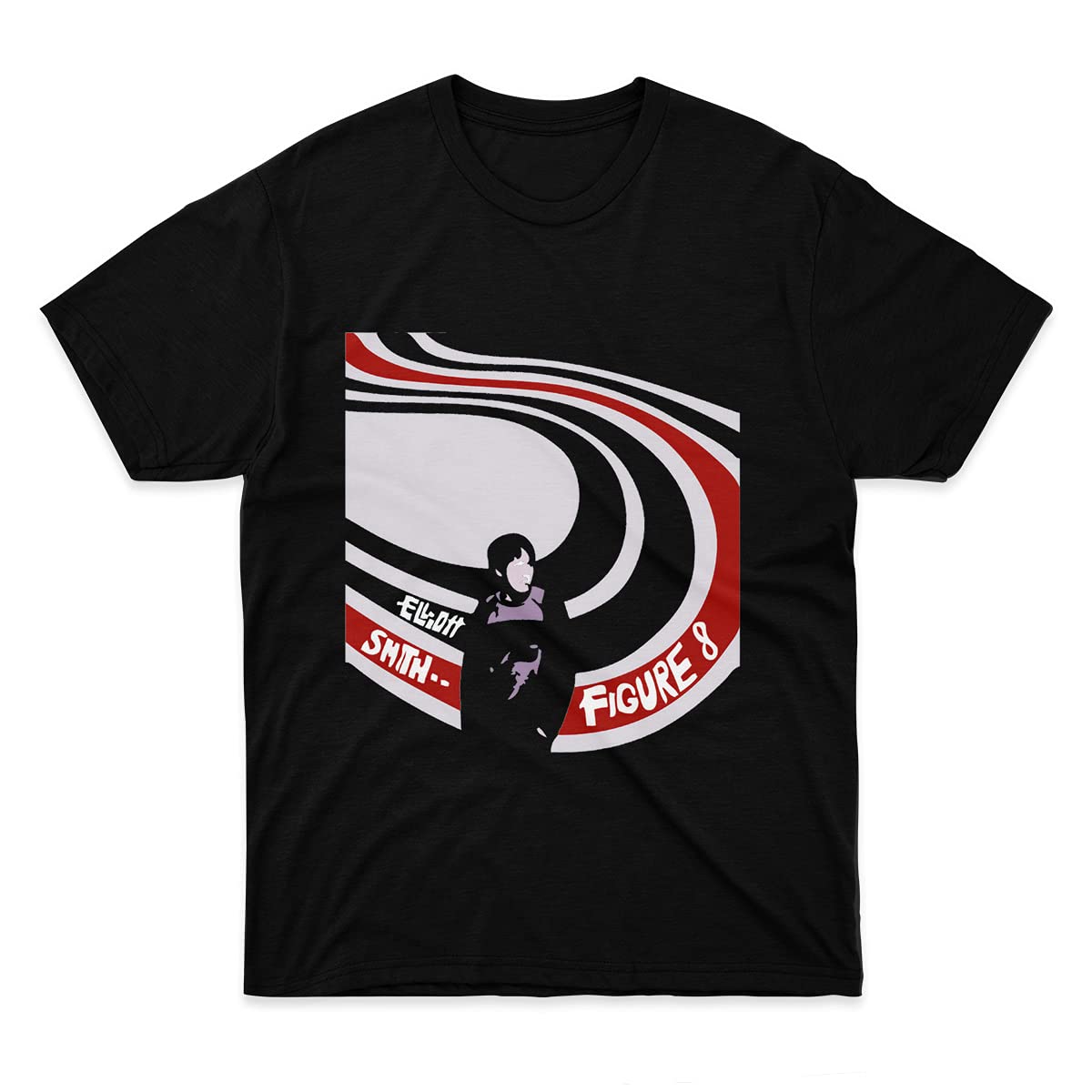 Mens Womens Tshirt Elliott Smith Figure 8 Bigger Shirts for Men Women Perfect Mon Neck