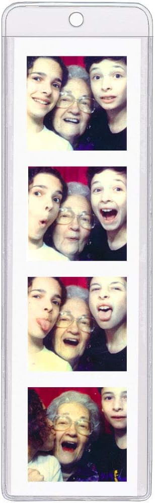 StoreSMART - Bookmark Covers/Holders with Tassle Hole - Clear Plastic - 25-Pack - Made in USA - BMK9071-25