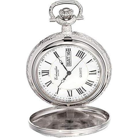 Eichmüller Stainless Steel Quartz Pocket Watch 8206/05 Cover