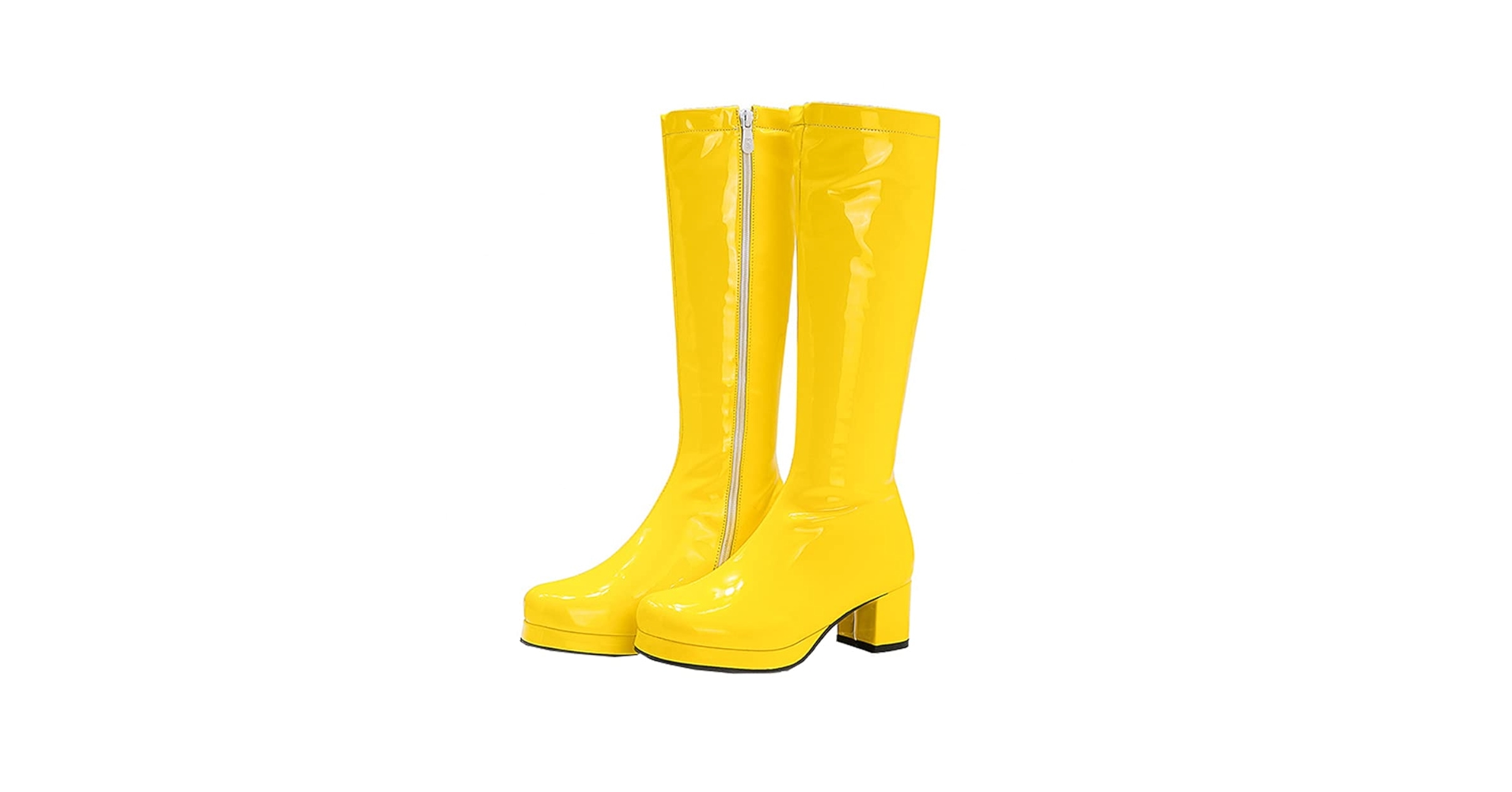 YELLO イエロー ロング ブーツ Sサイズ Amazon.co.jp: ロングブーツ レディース ローヒール チャンキー