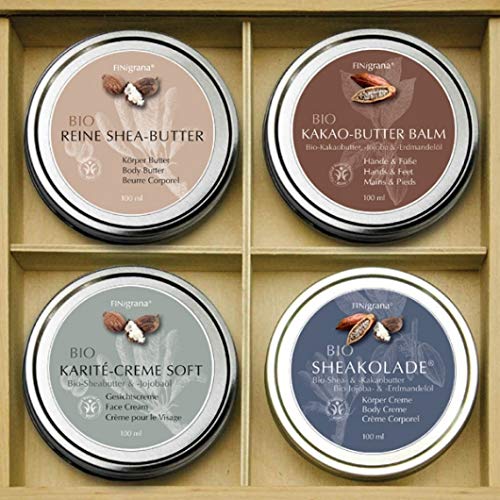 Shea & Kakaobutter - Pflegeset 4x100ml