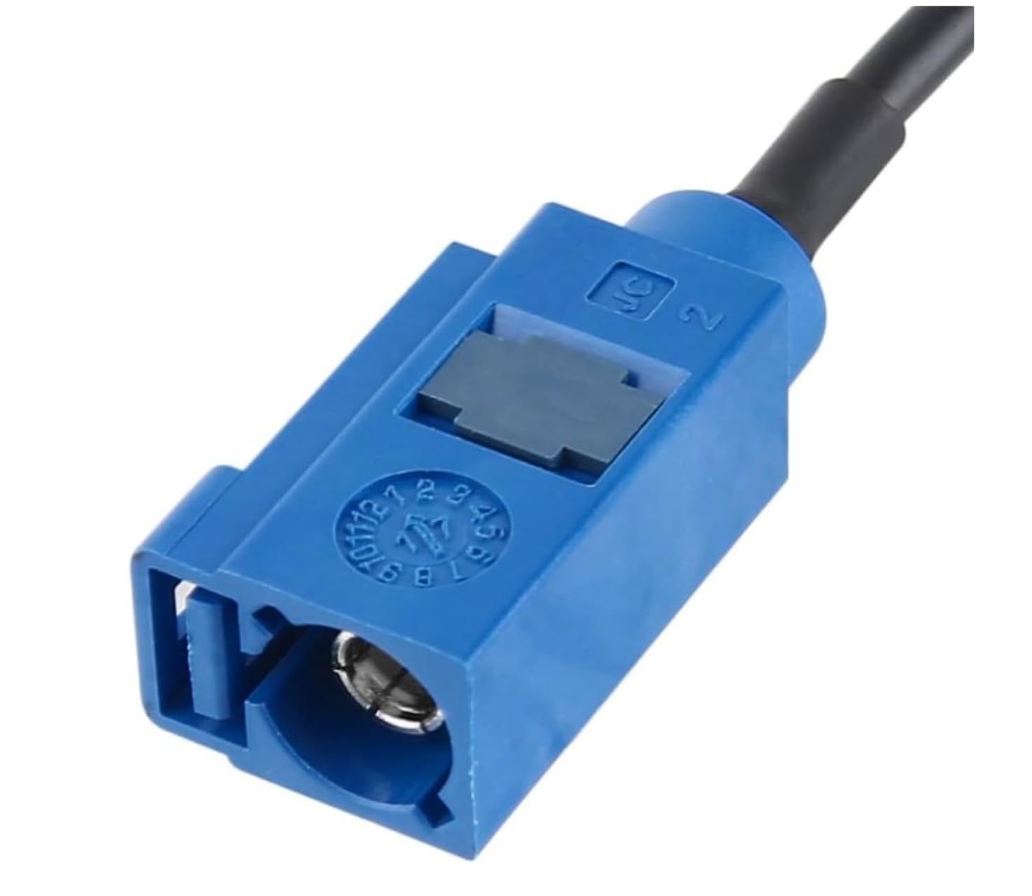 Antenna GPS Attiva 1,5 Metri Fakra C Blu per Auto Volkswagen VW Ford Audi MFD2 RNS2 RNS-E