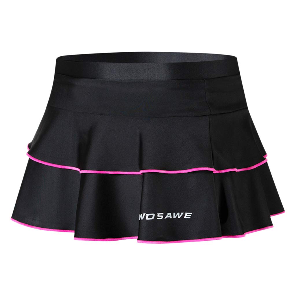 JAZZY PEARLS® Women's Cycling Padded Skirt Tennis Golf Yoga Shorts Pants Swing Skirt XL-Sporting Goods-Cycling-Cycling Clothing-Shorts-1 Piece Sport Skirt