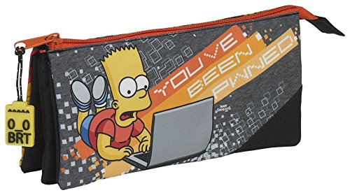 Preisvergleich Produktbild Federmappe für die Schule The Simpsons "Technology" - Offiziell