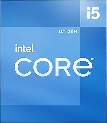 Intel Processador Core i5-12400 para desktop de 12ª geração (relógio base: 2,5 GHz, 6 núcleos, LGA1700, RAM DDR4 e DDR5 até 128 GB) BX8071512400 Prata