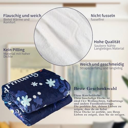 Beste Freundin Geschenke, Flauschig Decke Geschenke für Freundin, Geschenke für Freundin Decke,Geschenk für Beste Freundin,Freundin Geschenk,Flauschig Flanell Decke für Beste Freundin130x150cm