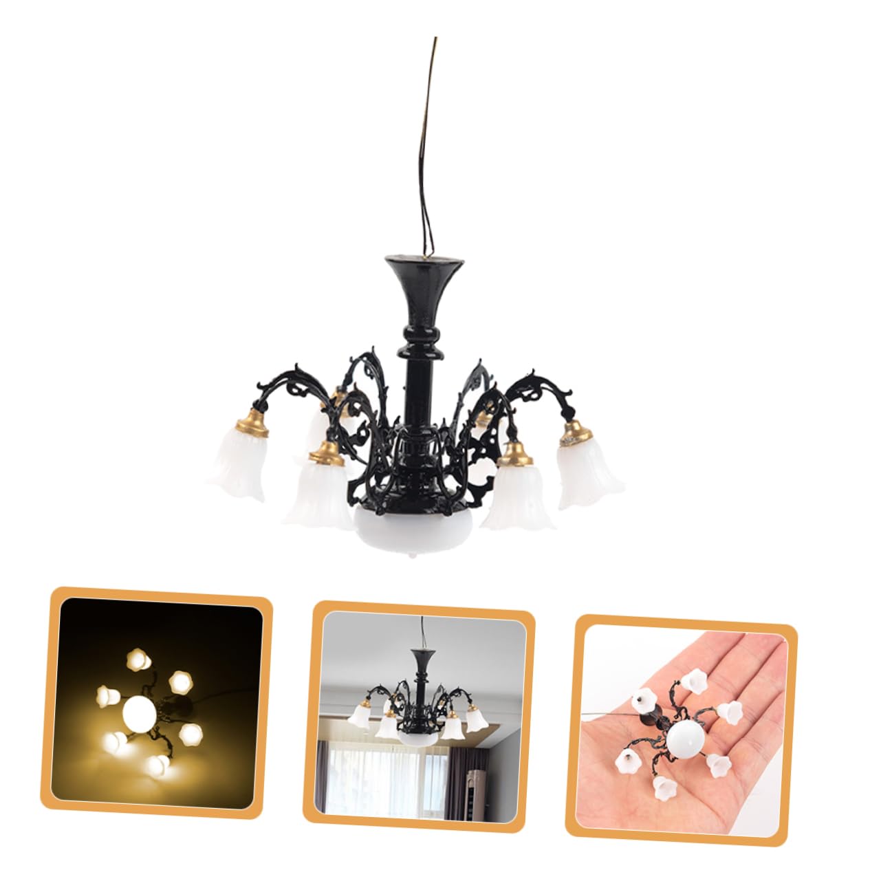 BESTonZON 2 Pièces Lampe Miniature Petite Applique Murale