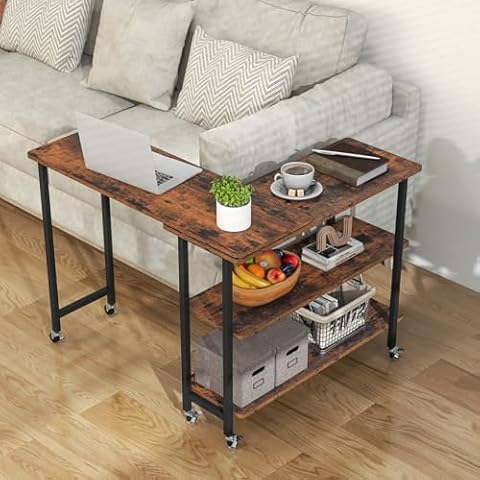 Tangkula 360° Rotating Side Table Cover