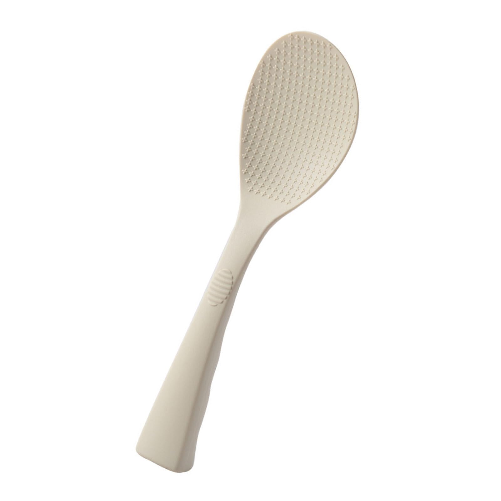Xinsheinelry Antislip Base Silicones Rice Scoops Nonstick Surfaces Dishwasher Safe Kitchen Tool Rice Spoon with Ergonomic Handle Silicones Paddle