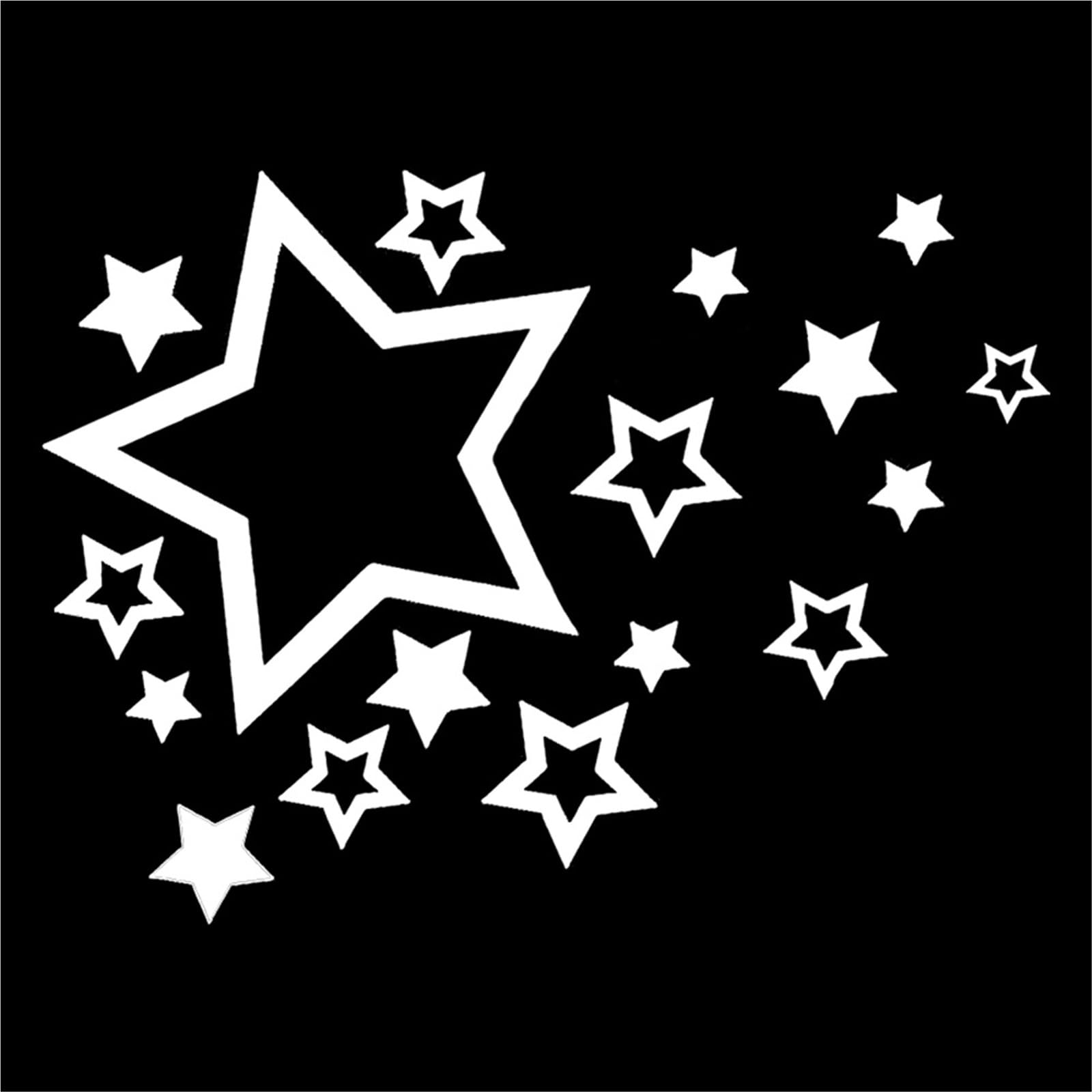 FGLFPXI 1set Car Decal, Bumper Sticker for Vehicle Body Decoration Motorcycle Waterproof Stickers