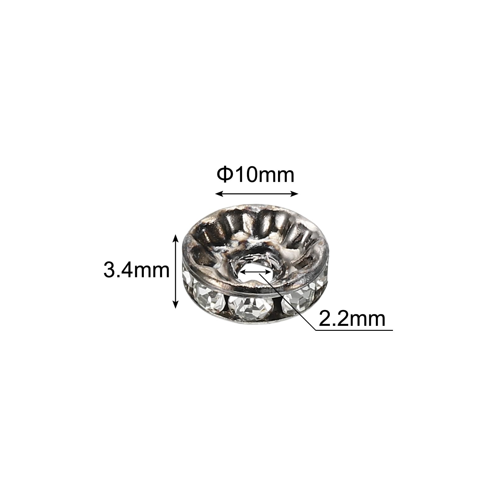 PATIKIL 10mm Spacer Beads - Image 2